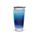 Copo Térmico - Azul degrade aço inox