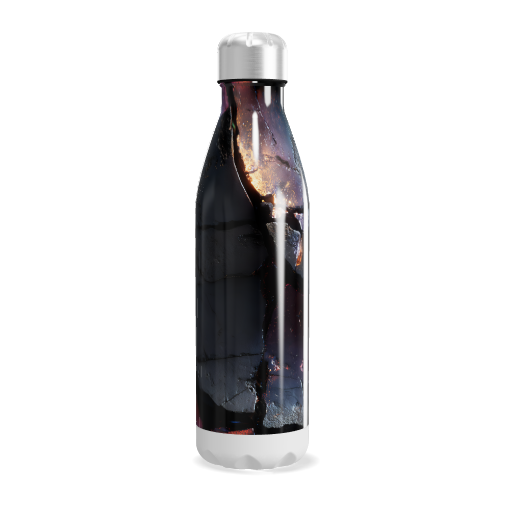 Garrafa Inox - Estampa Abstrata Multicolorida