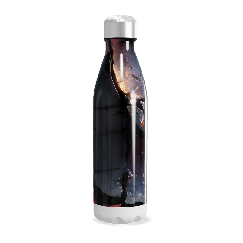 Garrafa Inox - Estampa Abstrata Multicolorida