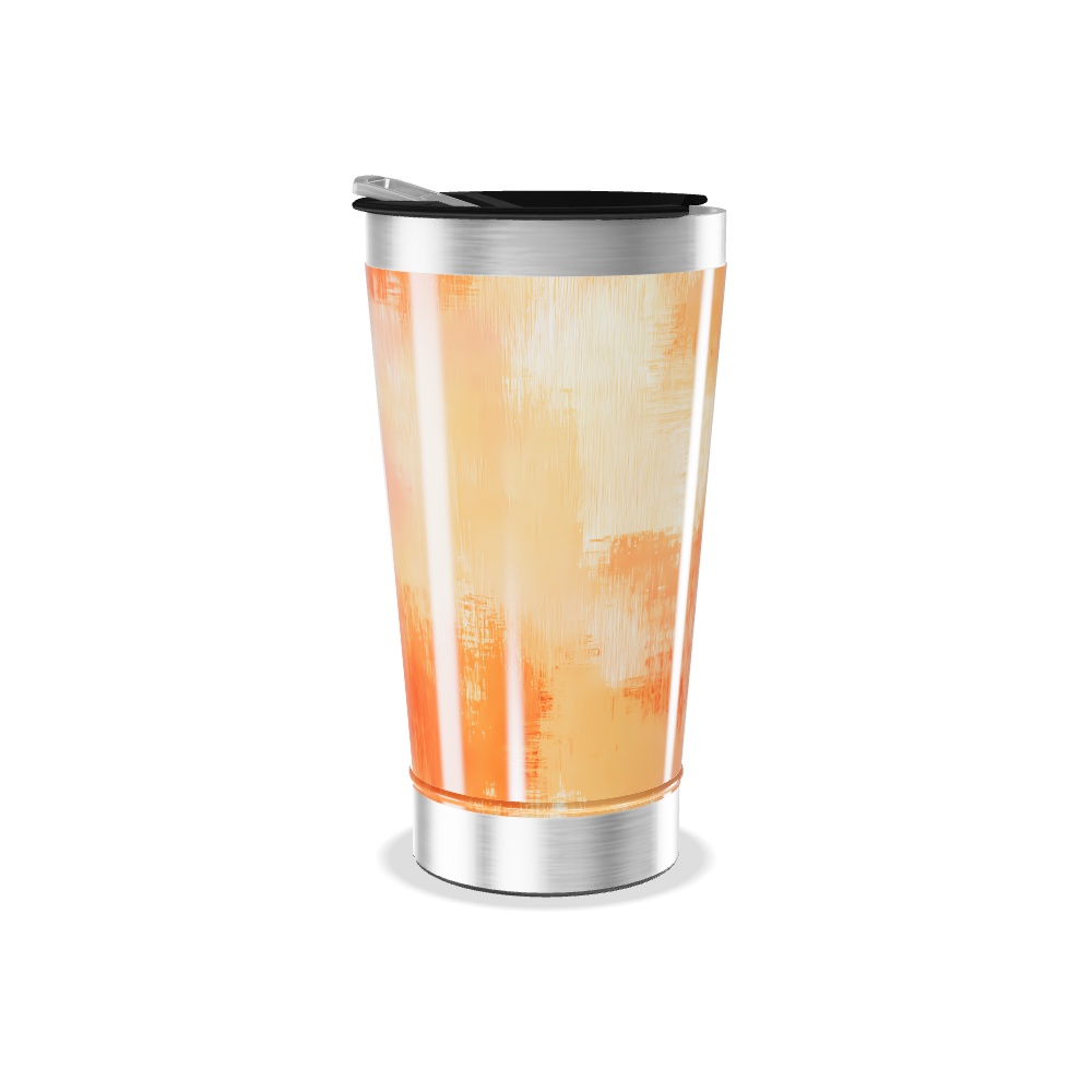 Copo Térmico - Estampa Laranja Aço Inox