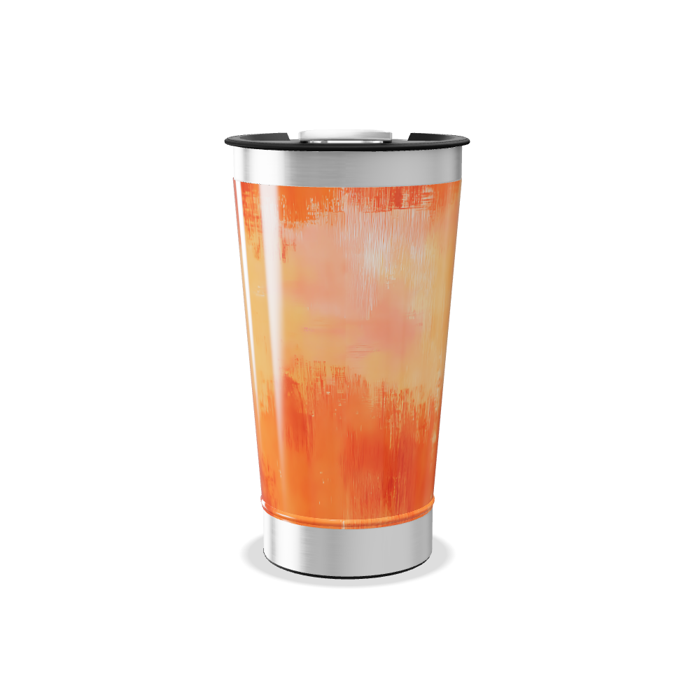 Copo Térmico - Estampa Laranja Aço Inox