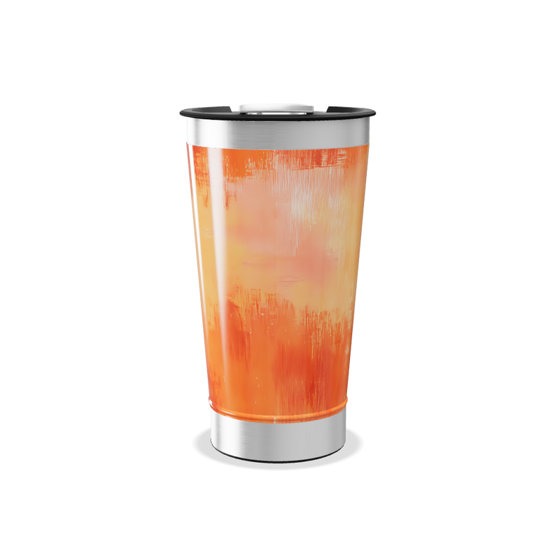 Copo Térmico - Estampa Laranja Aço Inox