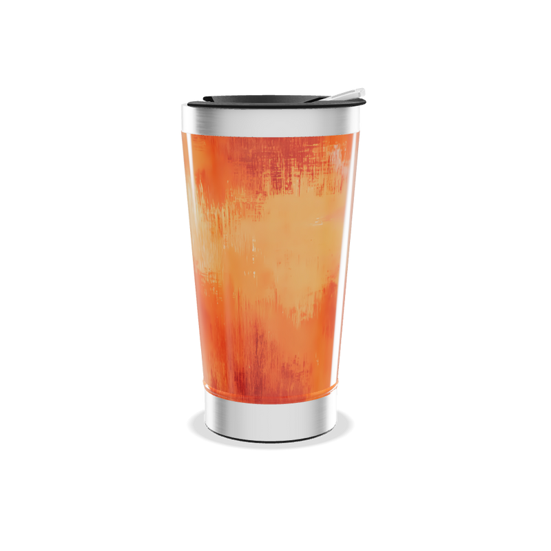 Copo Térmico - Estampa Laranja Aço Inox