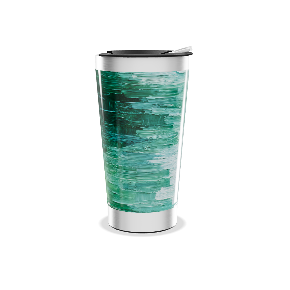 Copo Térmico - Verde com Textura