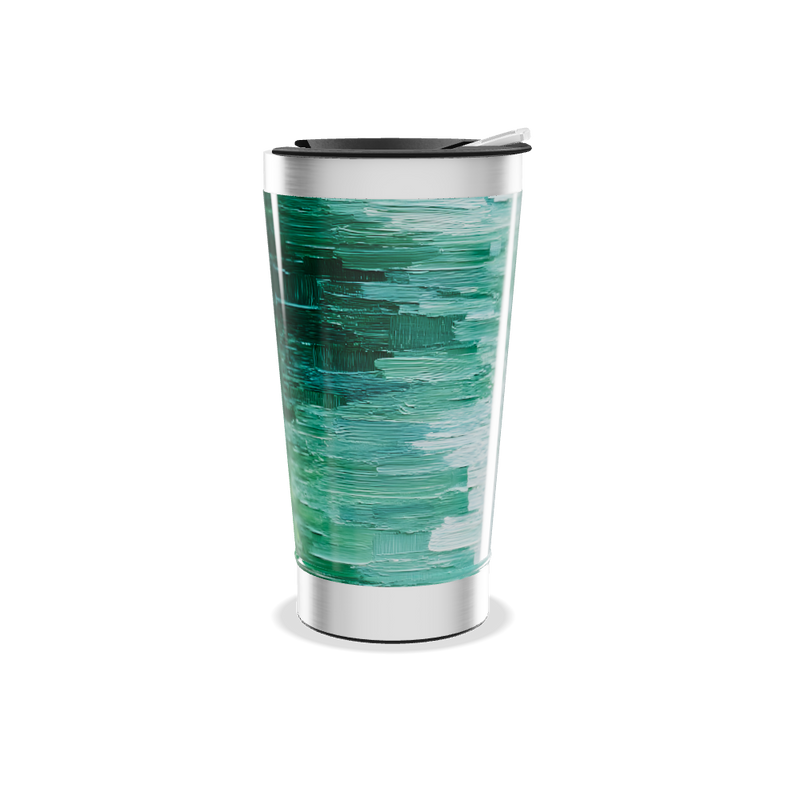 Copo Térmico - Verde com Textura