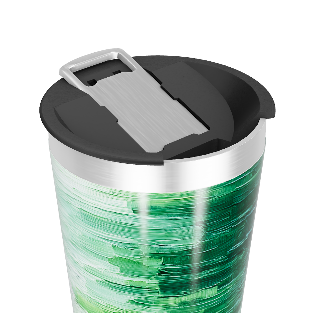 Copo Térmico - Verde com Textura