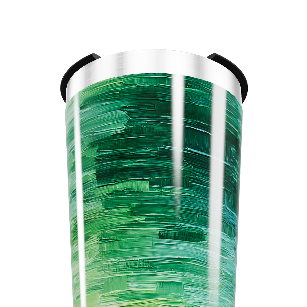 Copo Térmico - Verde com Textura