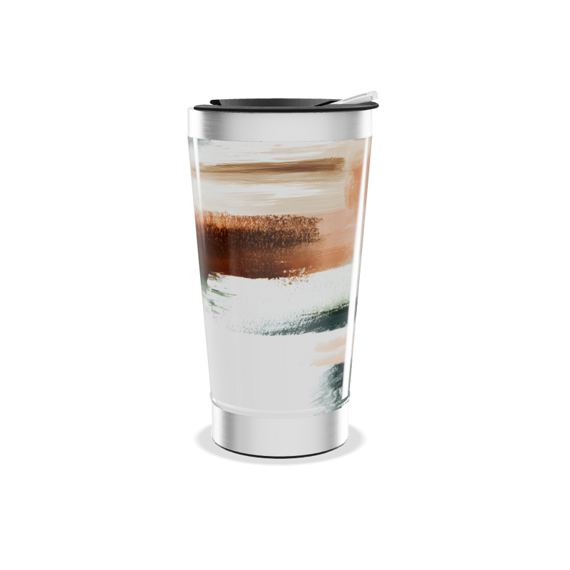 Copo Térmico - Estampa Abstrata Colorida