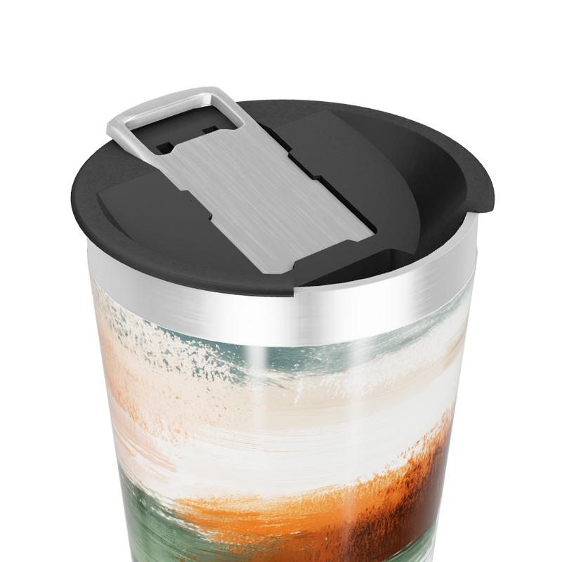 Copo Térmico - Estampa Abstrata Colorida