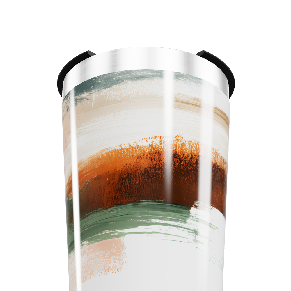 Copo Térmico - Estampa Abstrata Colorida