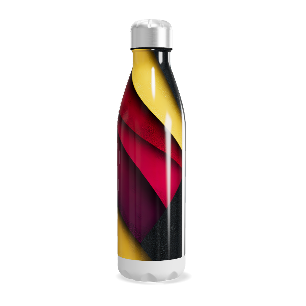 Garrafa Inox - Colorida com Estampa Abstrata