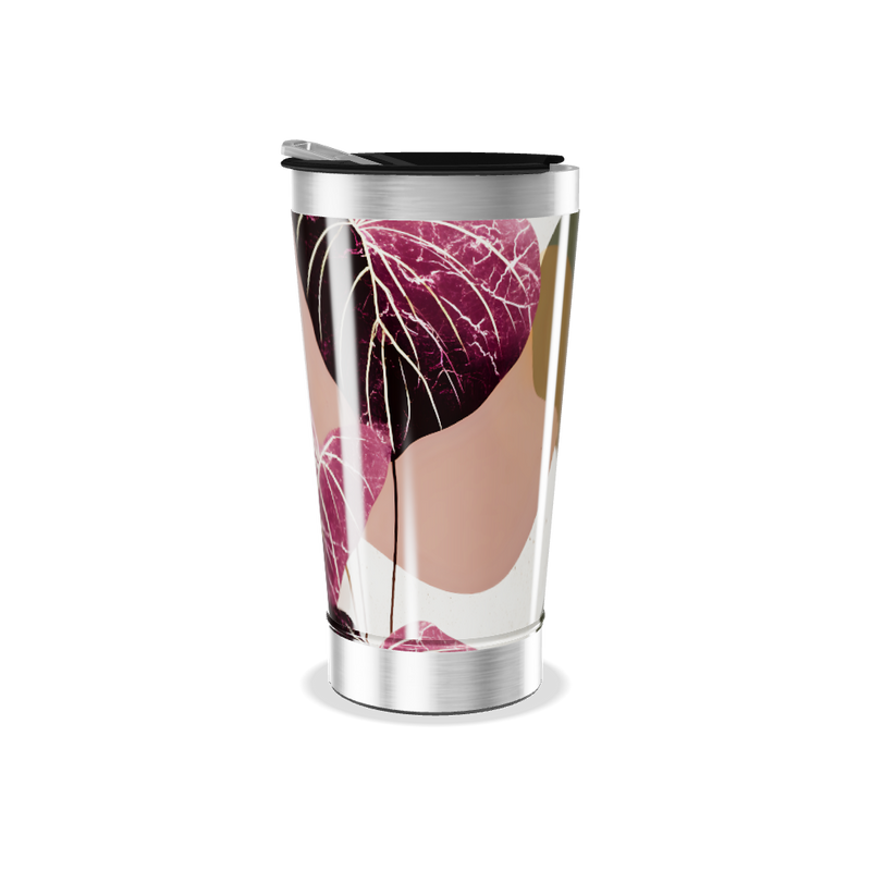 Copo Térmico - Estampa Abstrata Colorida