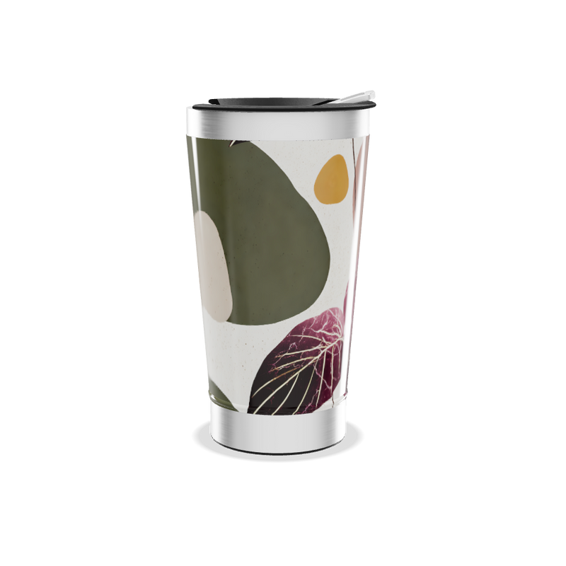 Copo Térmico - Estampa Abstrata Colorida