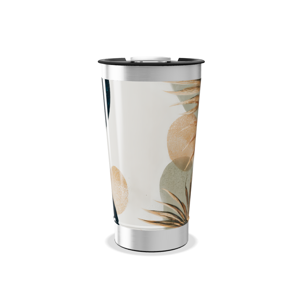 Copo Térmico - Estampa Folhas Tropicais