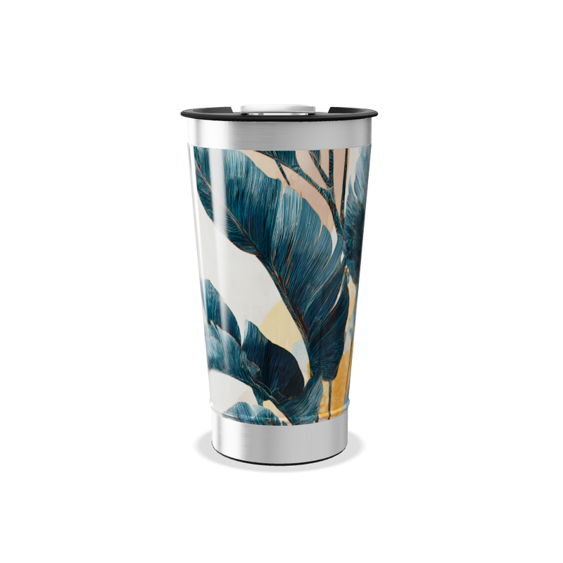 Copo Térmico - Folhas e Sol