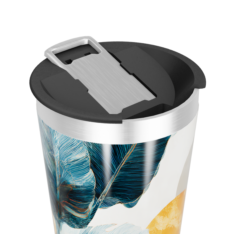 Copo Térmico - Folhas e Sol