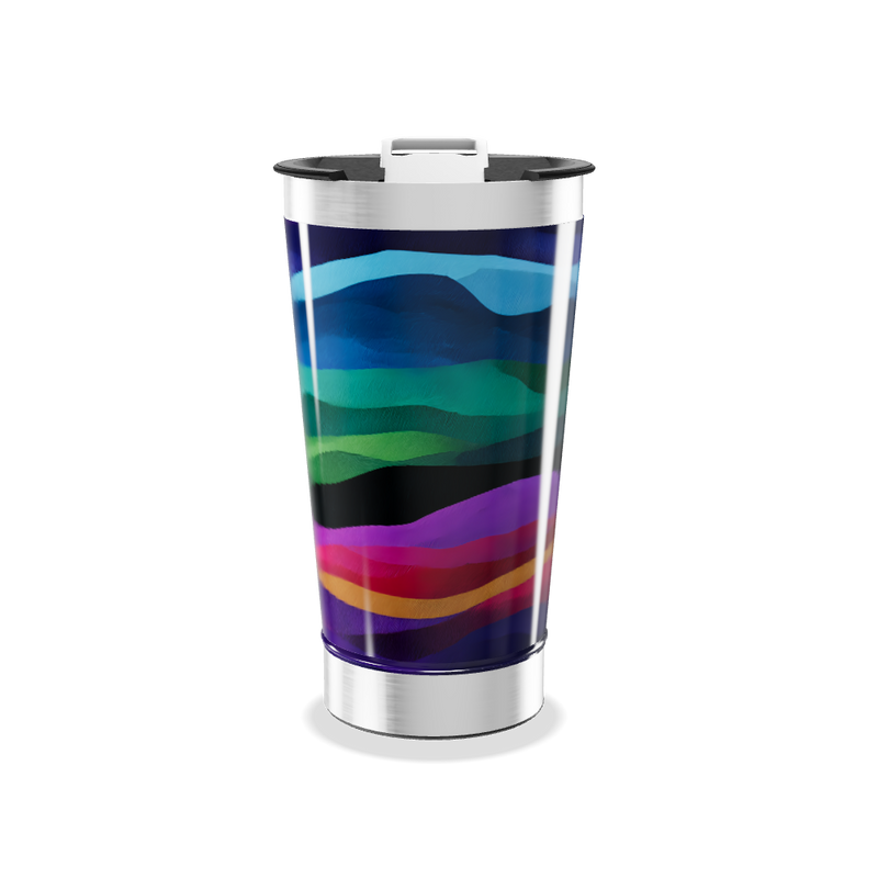 Copo Térmico - Estampa Multicolorida