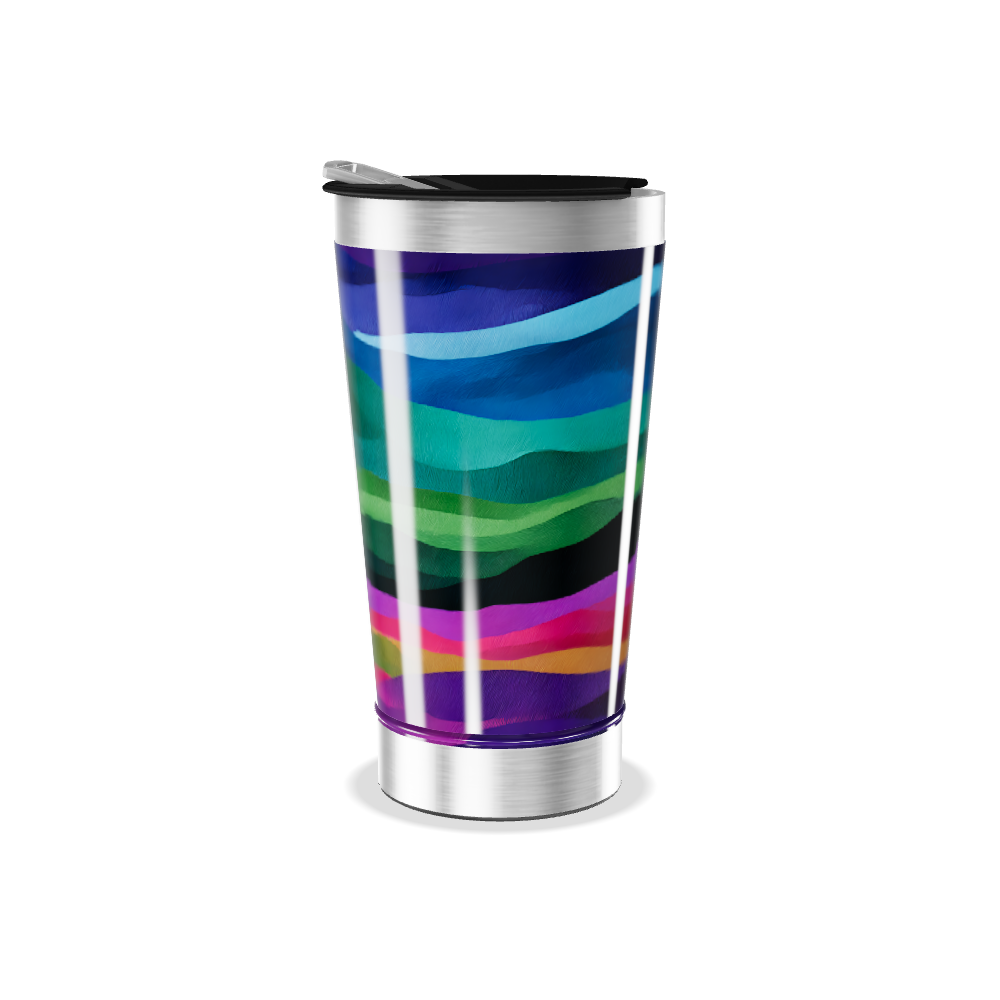 Copo Térmico - Estampa Multicolorida