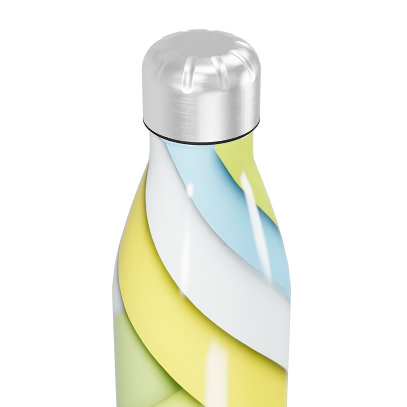 Garrafa Inox Estampada - Cores Pastel