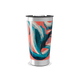 Copo Térmico - Azul e Coral Abstrato
