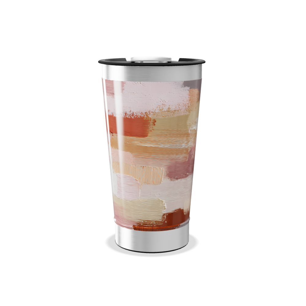 Copo Térmico - Estampa Abstrata Colorida
