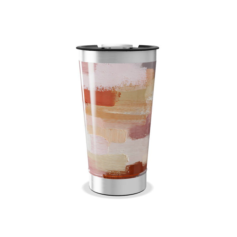 Copo Térmico - Estampa Abstrata Colorida