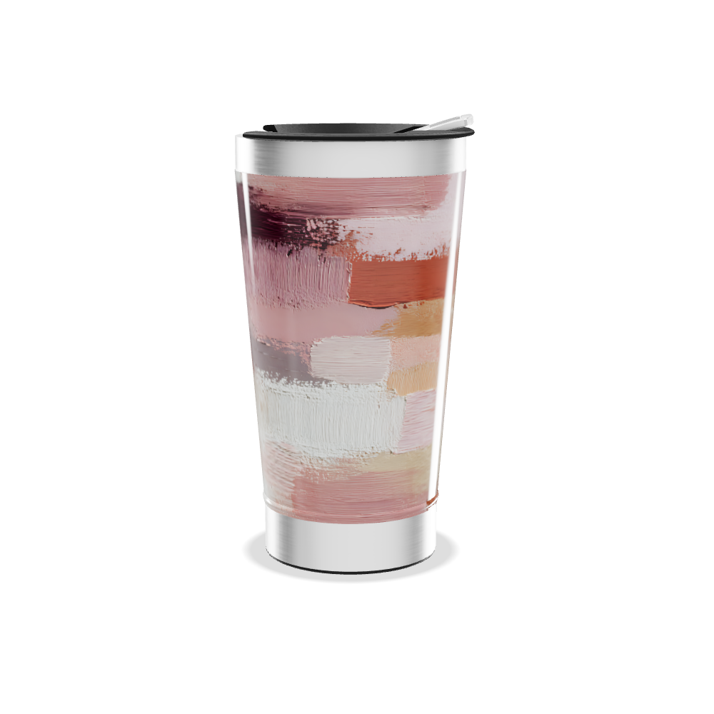 Copo Térmico - Estampa Abstrata Colorida