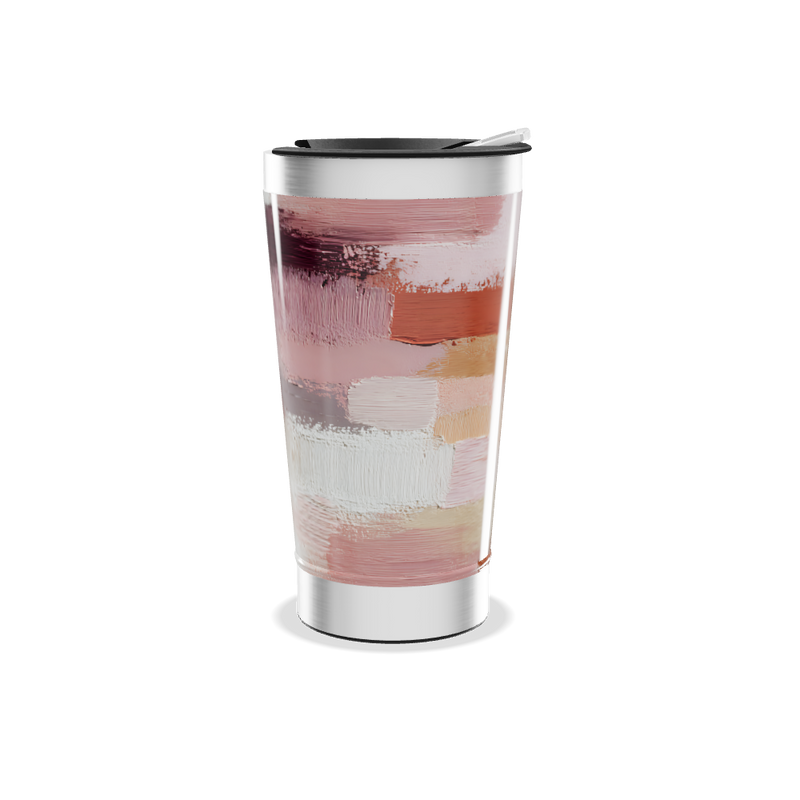 Copo Térmico - Estampa Abstrata Colorida