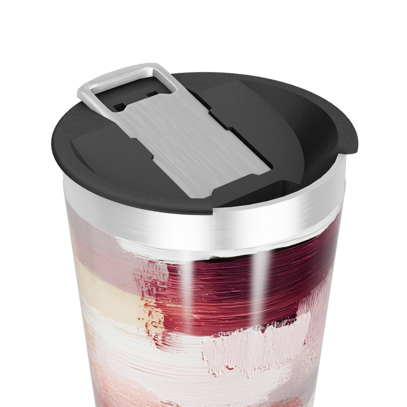 Copo Térmico - Estampa Abstrata Colorida