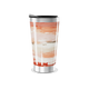 Copo Térmico - Estampa Abstrata Laranja