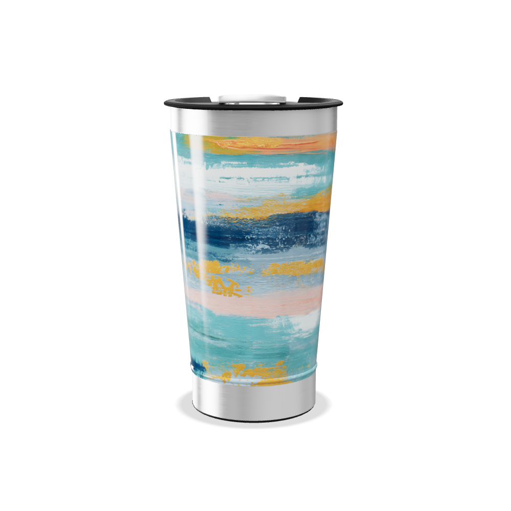 Copo Térmico - Estampa Aqua Pastel