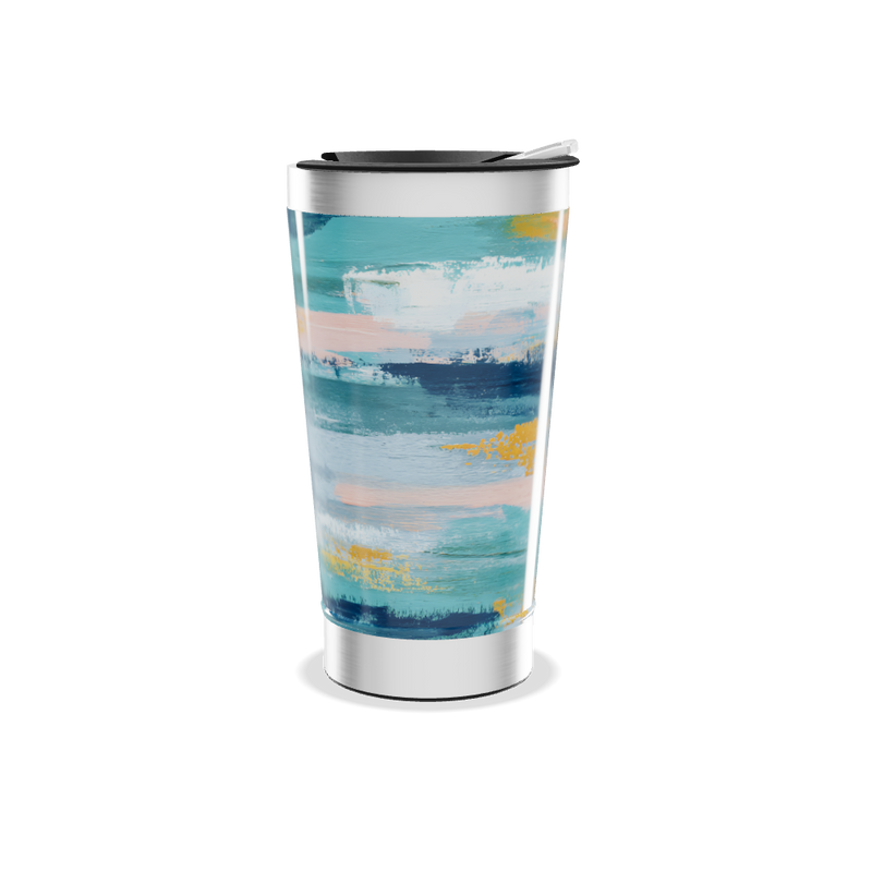 Copo Térmico - Estampa Aqua Pastel