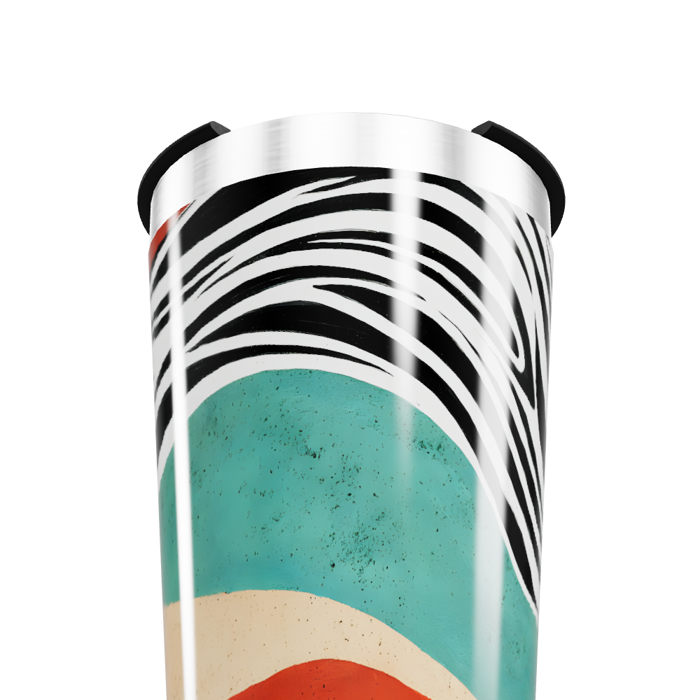 Copo Térmico - Estampa Colorida Listras