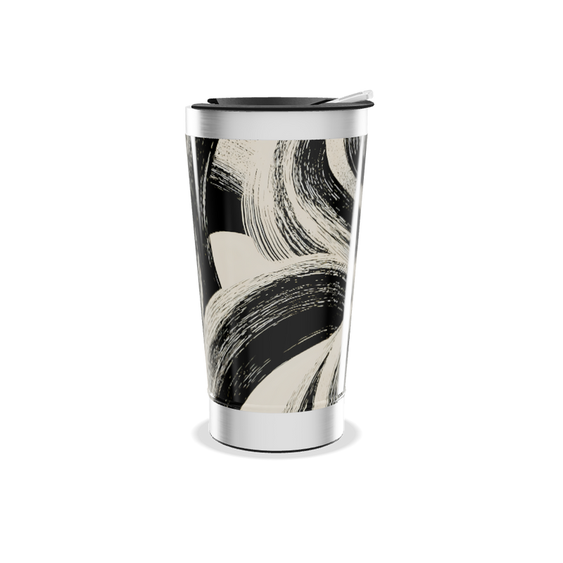 Copo Térmico - Estampa Preto e Branco