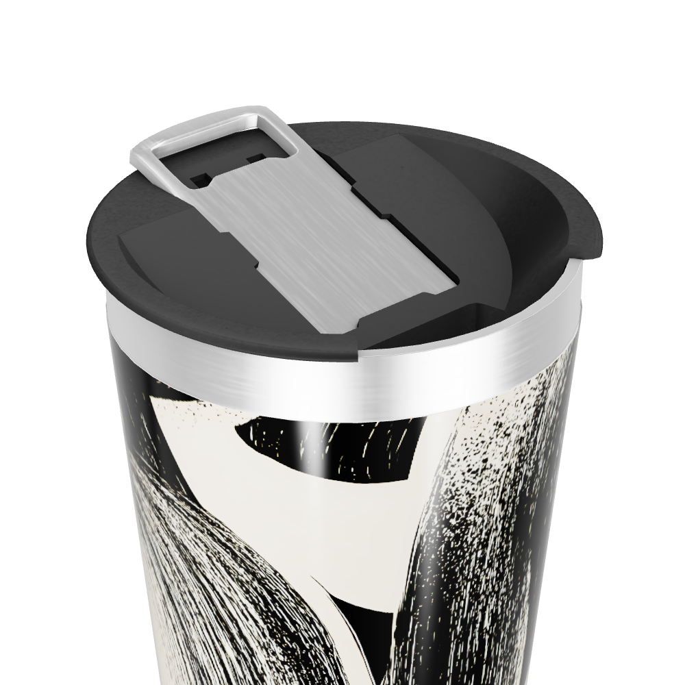 Copo Térmico - Estampa Preto e Branco