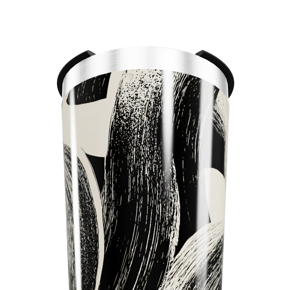 Copo Térmico - Estampa Preto e Branco