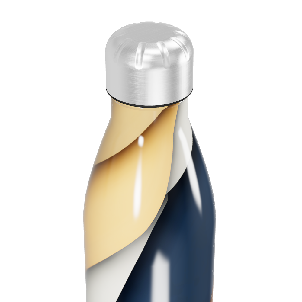 Garrafa Inox - Estampa Colorida Abstrata