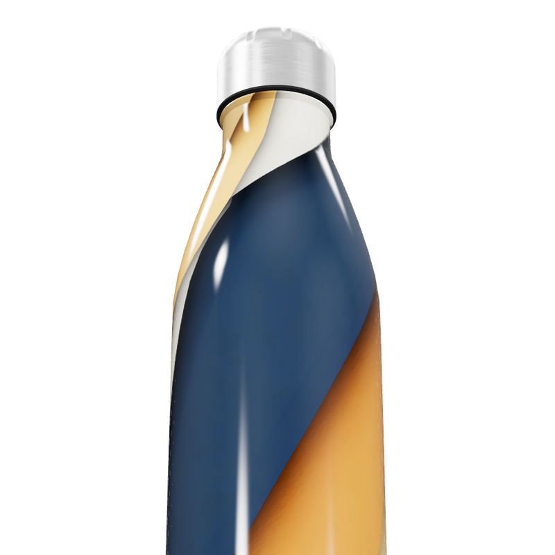 Garrafa Inox - Estampa Colorida Abstrata