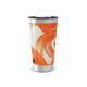 Copo Térmico - Estampa Abstrata Laranja