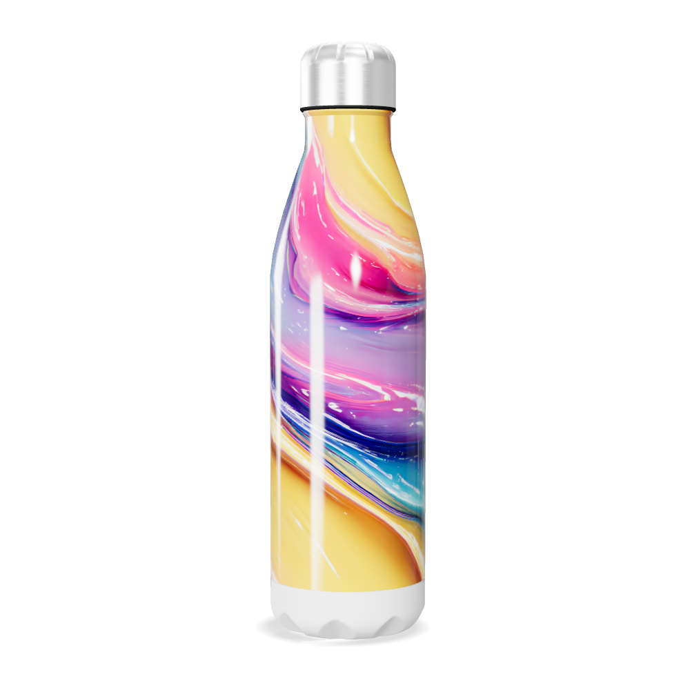 Garrafa Inox - Colorida Abstrata 500ml