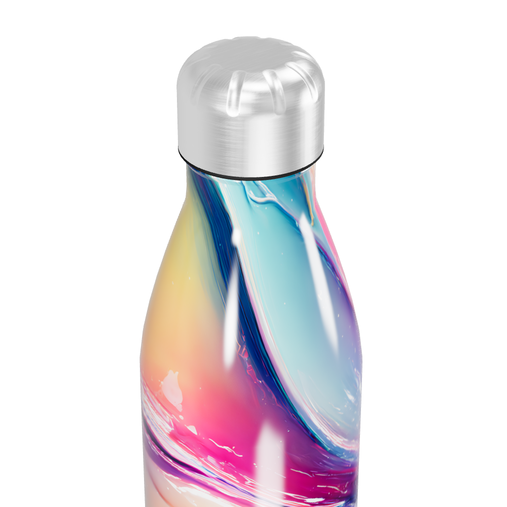 Garrafa Inox - Colorida Abstrata 500ml