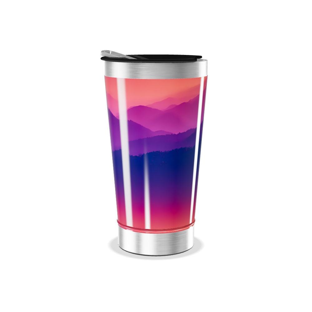 Copo Térmico - Estampa Colorida Aço Inox