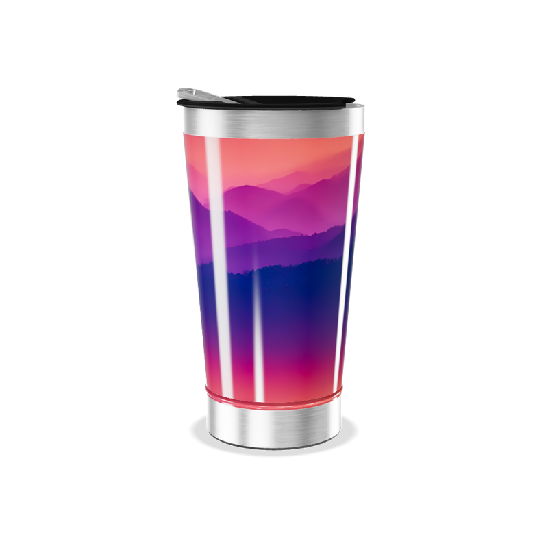 Copo Térmico - Estampa Colorida Aço Inox