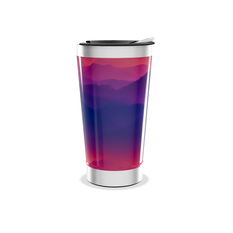 Copo Térmico - Estampa Colorida Aço Inox