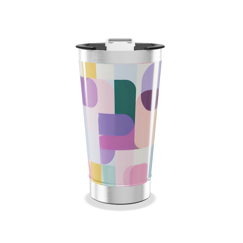 Copo Térmico - Estampado Multicolorido
