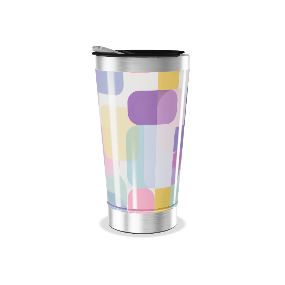 Copo Térmico - Estampado Multicolorido