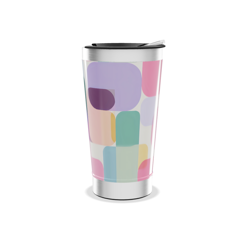 Copo Térmico - Estampado Multicolorido