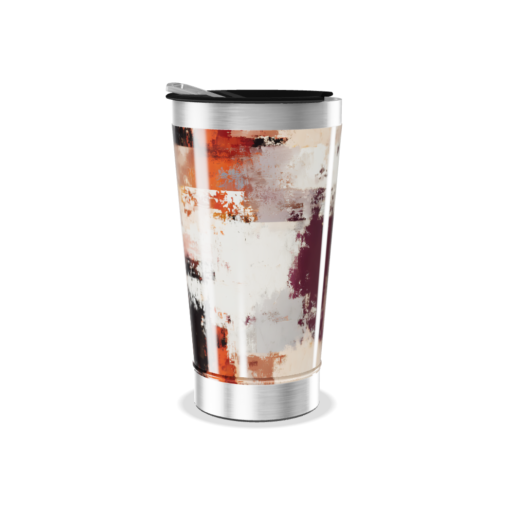 Copo Térmico - Estampa Abstrata Colorida