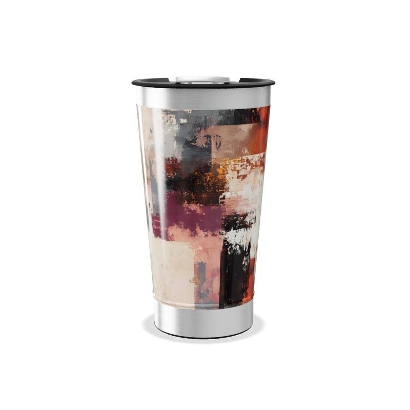 Copo Térmico - Estampa Abstrata Colorida