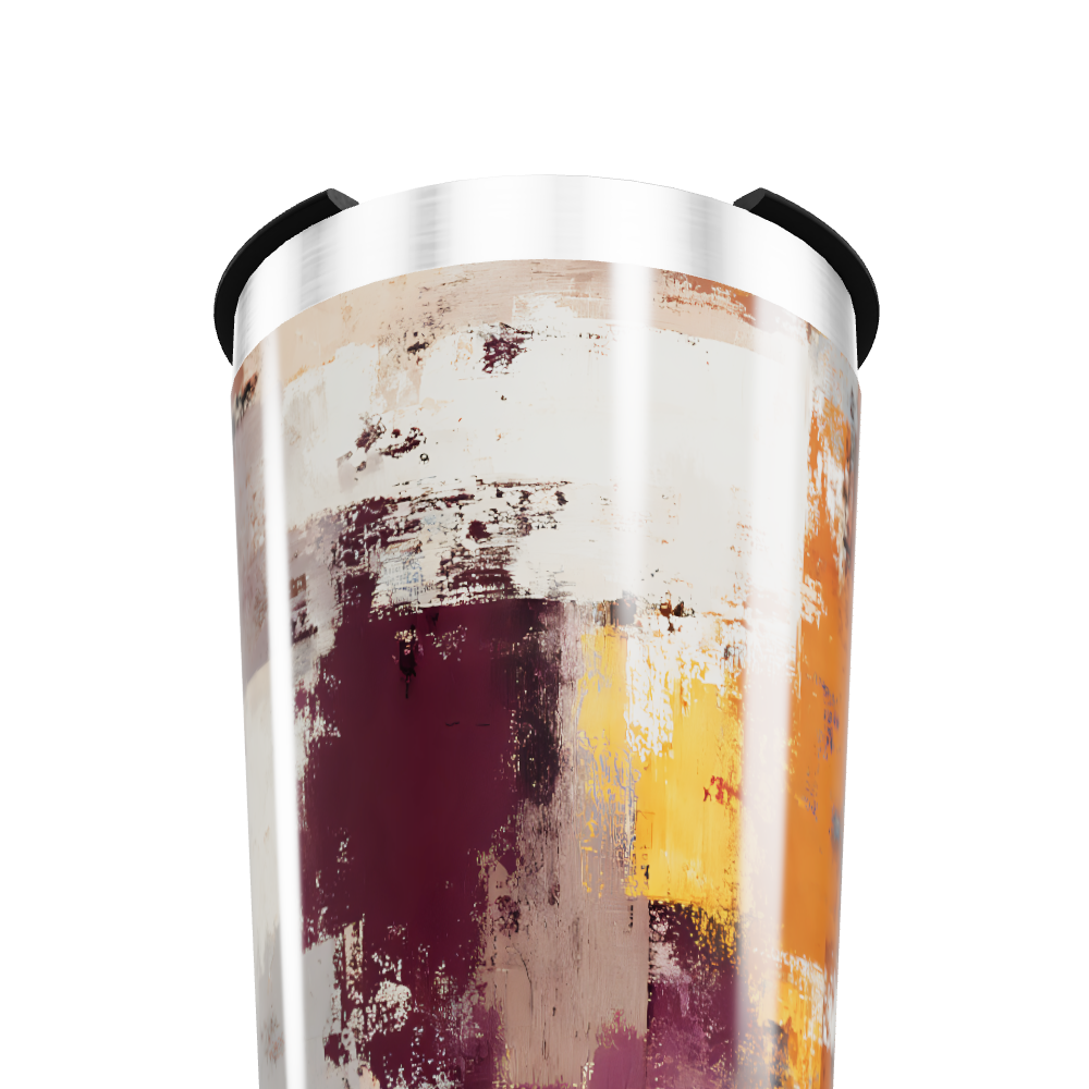 Copo Térmico - Estampa Abstrata Colorida